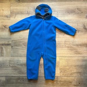 Columbia boys fleece jacket suit 24 months blue